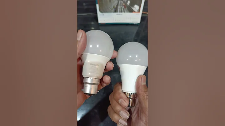 Philips 9 watt LED bulb vs Wipro garnet 12 watt LED Bulb #ledbulb #philips #wipro #philipsacebright