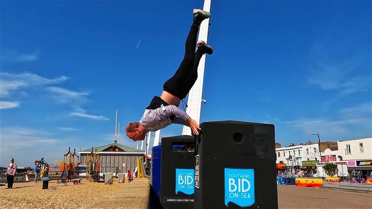 Learning Handstand Jumps YouTube