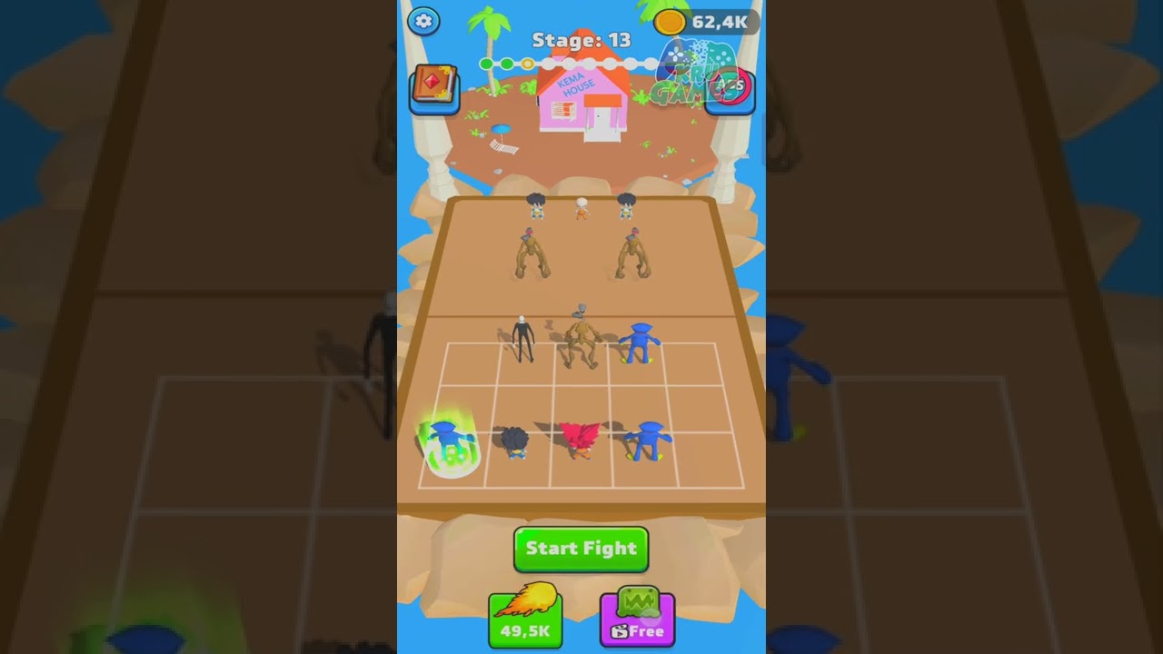 Merge Heroes - Warrior Battle Trailer (Android, IOS) 