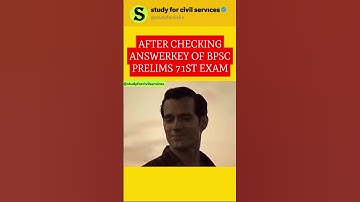 AFTER CHECKING ANSWERKEY OF BPSC PRELIMS 71ST EXAM #shorts #viral