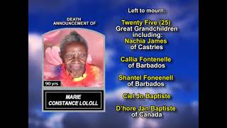 Marie Contance Lololl ~ Long Obituary