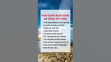 THÓI QUEN BUỔI SÁNG ĐỂ SỐNG TỐT HƠN |Ngọc Minh DS Gia Đình #ngocminhduocsigiadinh #dsdaiminh #shorts