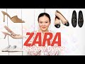 ZARA HAUL | Chanel, Bottega, Gucci, Dior, Celine shoe dupes, spring summer shoe trends & essentials