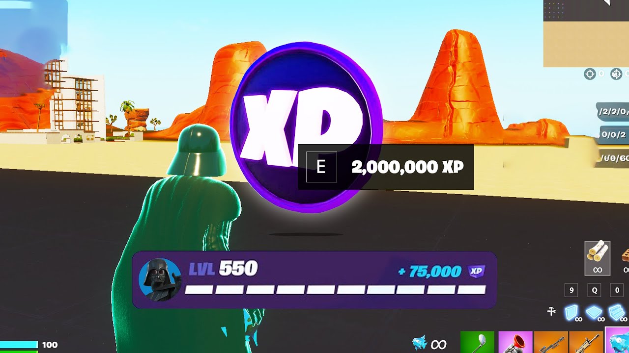 INFINITE XP GLITCH in Chapter 3 Season 3 MAP CODE Fortnite (1,000,000 ...