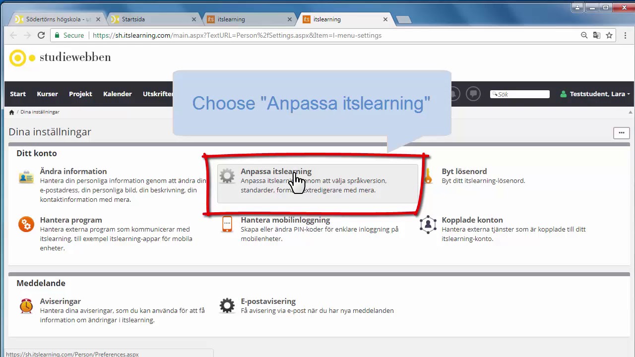 Södertörn University The SH-Study web