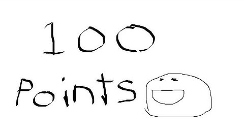 I got a 100 points in a broken server in arsenal :D