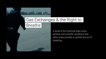 Logische Phantasie Lab - Gas Exchanges and the Right to Breathe