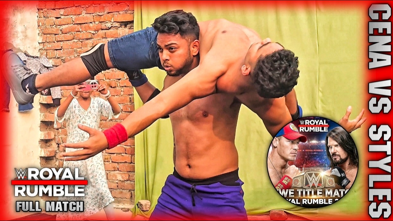 Королевская битва WWE 2026 — Джон Сина против Эй Джей Стайлза (полный матч)