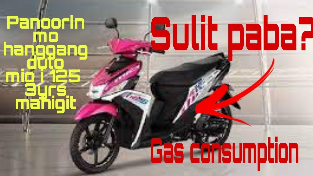 Gas Consumption of mio i 125 YouTube