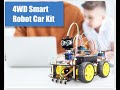 4WD Smart Robot Car Starter Kit For Arduino Programming Project STEM Education