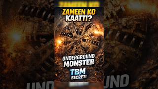 Ye Machine Zameen Ko Kaise Kaat Deti Hai? | Tunnel Boring Machine Explained 🚇