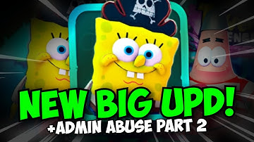 NEW UPDATE + ADMIN ABUSE & GIVEAWAYS!! Spongebob TD
