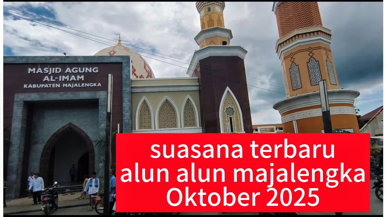 Suasana terbaru alun alun Majalengka Oktober akhir 2025