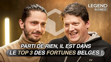PARTI DE RIEN, IL EST DANS LE TOP 3 DES FORTUNES BELGES  : SA BOITE VAUT 5 MILLIARDS DE $ ! (ODOO)