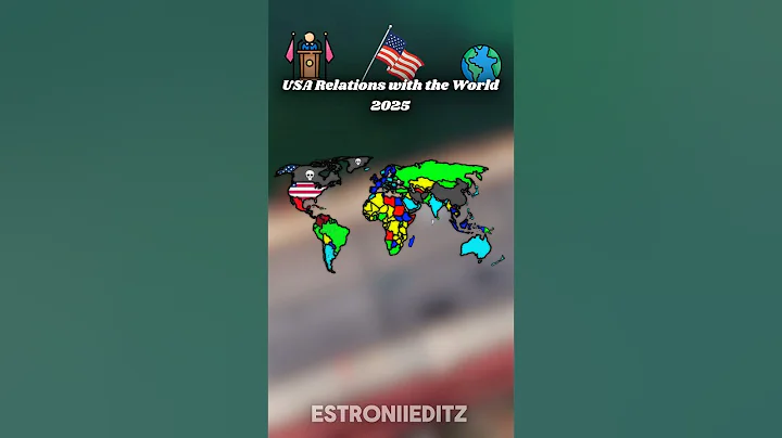 USA Relations with the World in 2024 vs 2025 #fyp #usa #world #shorts