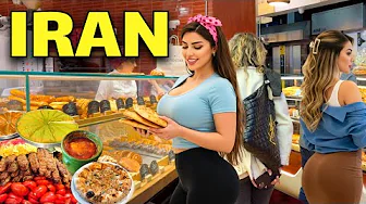 Food & Sweet in IRAN 🇮🇷 Sushi, Baklava, Kebab, Dizi and Bread in Tehran 