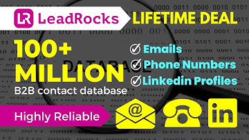 LeadRocks Lifetime Deal & Review: Your Solution For A Reliable B2B Contact Database!