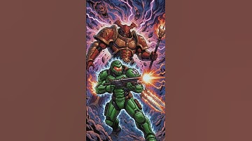 If DoomSlayer Entered Warhammer 40k #warhammer40k #doomslayer #warhammer