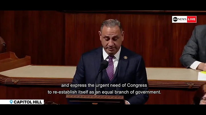 Rep. Cisneros Delivers Floor Speech on War Powers Resolution