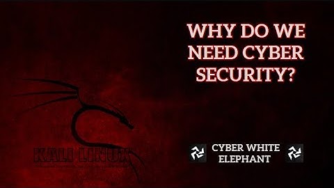 Why Do We Need Cyber Security? | Detailed Explanation | Cyber White Elephant | CWE.
