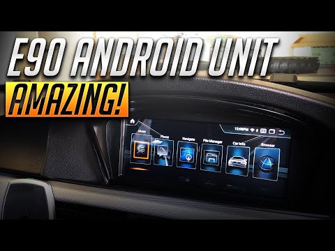 bmw-e90-android-9.0-headunit,-features-review-&-oem-integration.-spotify-youtube-apps-e92-e60