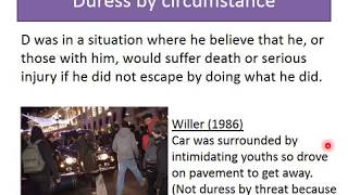 duress by circumstance and necessity