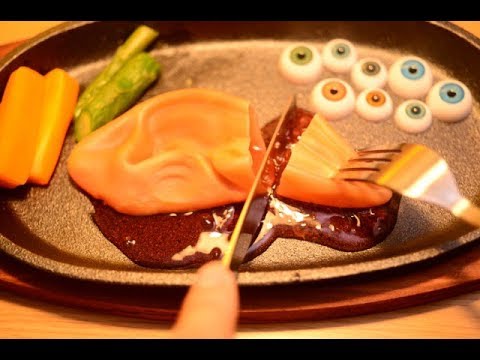 StopmotionCooking -Ear Steak of Halloween-[Miniature/ASMR]