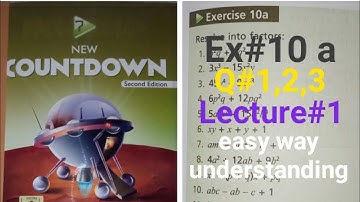 7 Class Math||Ex 10a|Q1 to Q3||Countdown Math Class 7