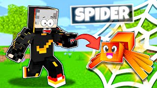 Minecraft But I’m The CUTEST SPIDER! (Hindi)