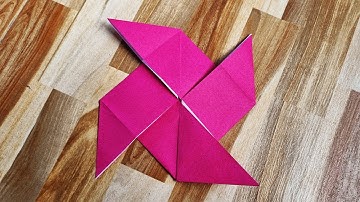 Origami Windmill Easy Step by Step