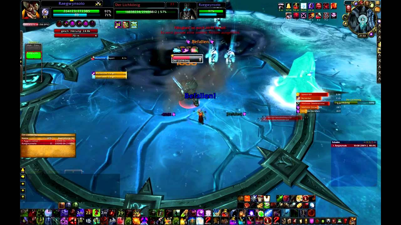 DK solo: Heroic Lichking 34% (uncut)