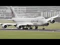 747 Engine Nearly Hits The Runway