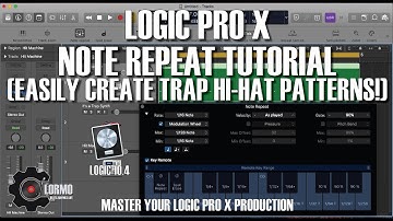 Logic Pro X - Note Repeat Tutorial Easily Create Hi-Hat Trap Patterns!
