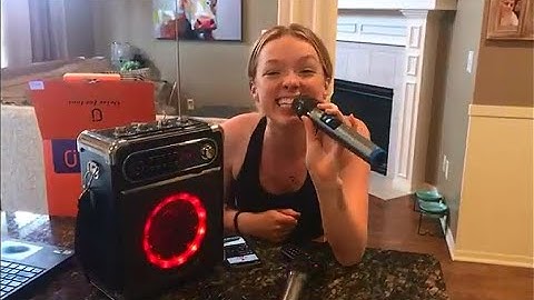 Karaoke At Home By The JYX S55 Karaoke Machine With Two Wireless Microphone!