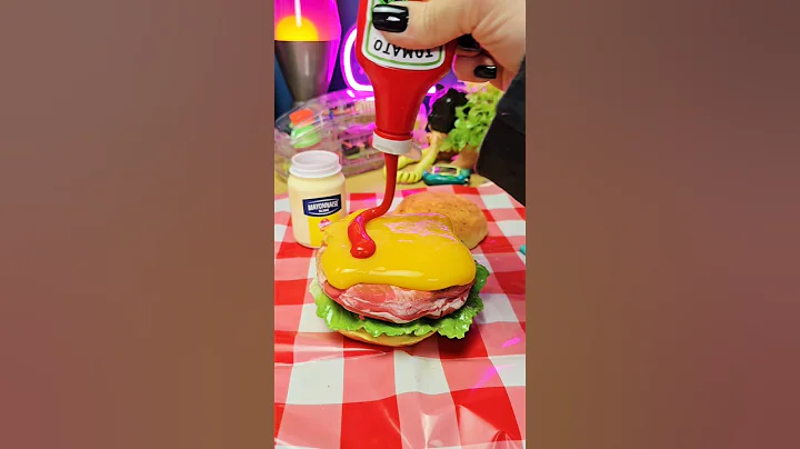 Slime Mart Burger Kit from Zuru! #asmr #slimemart #zuru