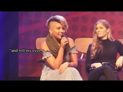 Emmy Raver-Lampman and Justin Min bullying each other for 4 minutes straight.