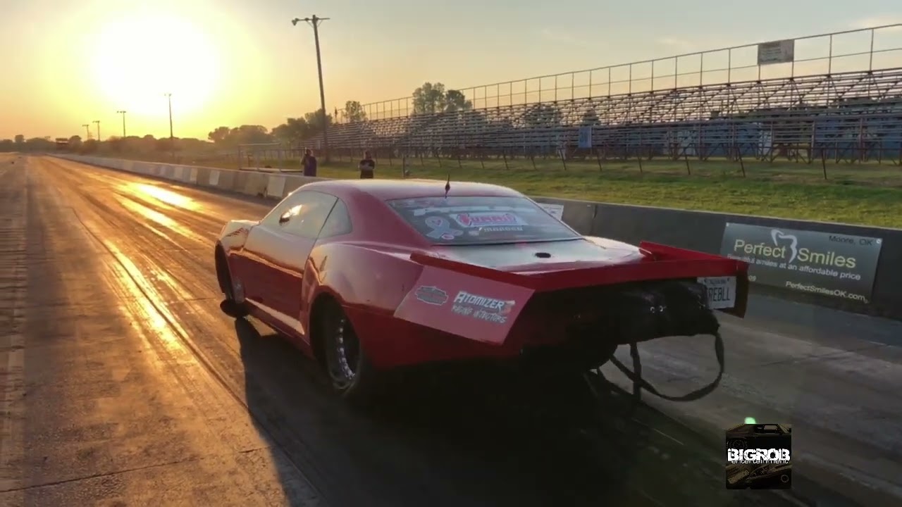 Ryan Martin testing the Fireball Camaro