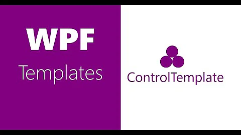 WPF Templates | Control Template  | Part 1
