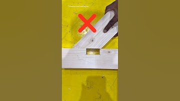 Easy way No Miter Saw Smart Carpenter Solves Corner Joint with Just an L-Square #shorts #tricks #diy