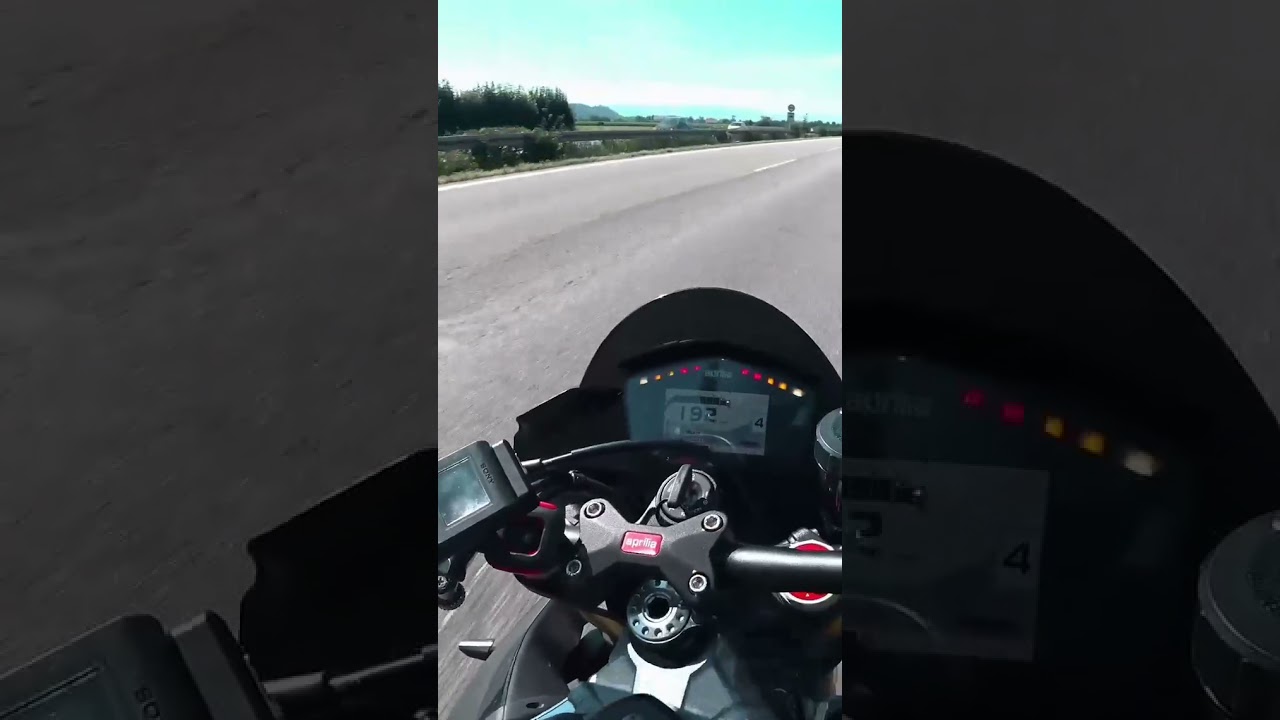 Aprilia TUONO v4 1100 factory top speed