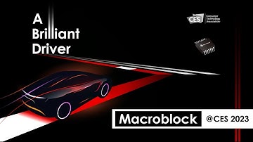 Macroblock @ CES 2023 (LED ADB headlight, LED full-width rear light, Automotive mini-LED backlight)