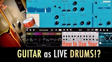 EP173 GUITAR as LIVE DRUMS!? (Klevgränd FOSFAT in Loopy Pro)
