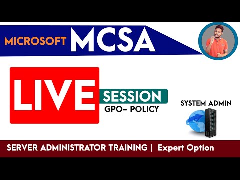 MCSA | Microsoft System Admin Live Certification Program 2021 | MCSA Certification for 2022 Guide