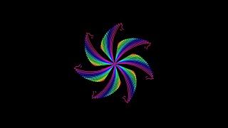 Amazing Rainbow colored Flower design made in python using Turtle