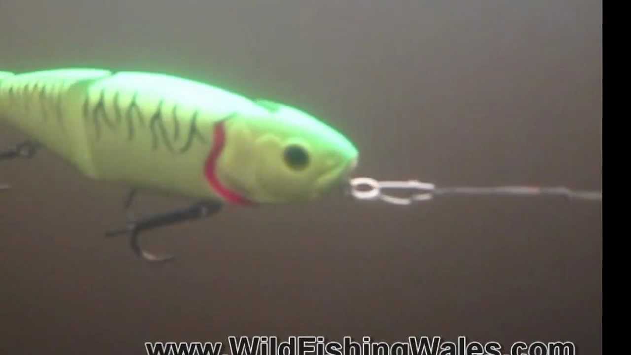 Pike fishing lures; underwater action YouTube