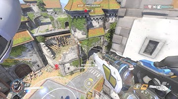 Winston Alternate Route Attack on Eichenwalde (Overwatch)