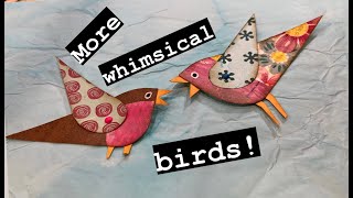 Cheerful BIRDS for our junk journals – a whole new flock of whimsy!