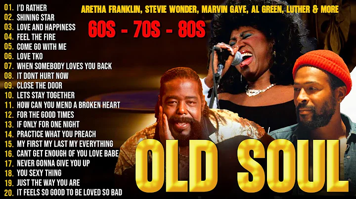 Barry White, Marvin Gaye, Al Green, Stevie Wonder, Luther Vandross 🎵 60's 70's RnB Soul Groove #soul