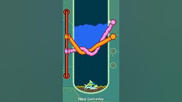 Save the Fish Gameplay Level 332 - Pull the Pin Game