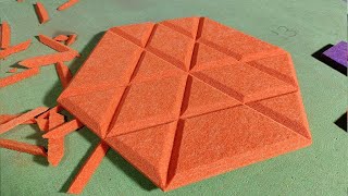 How to Groove, Bevel and Cut Acoustic Panels by Oscillating Knife Cutter